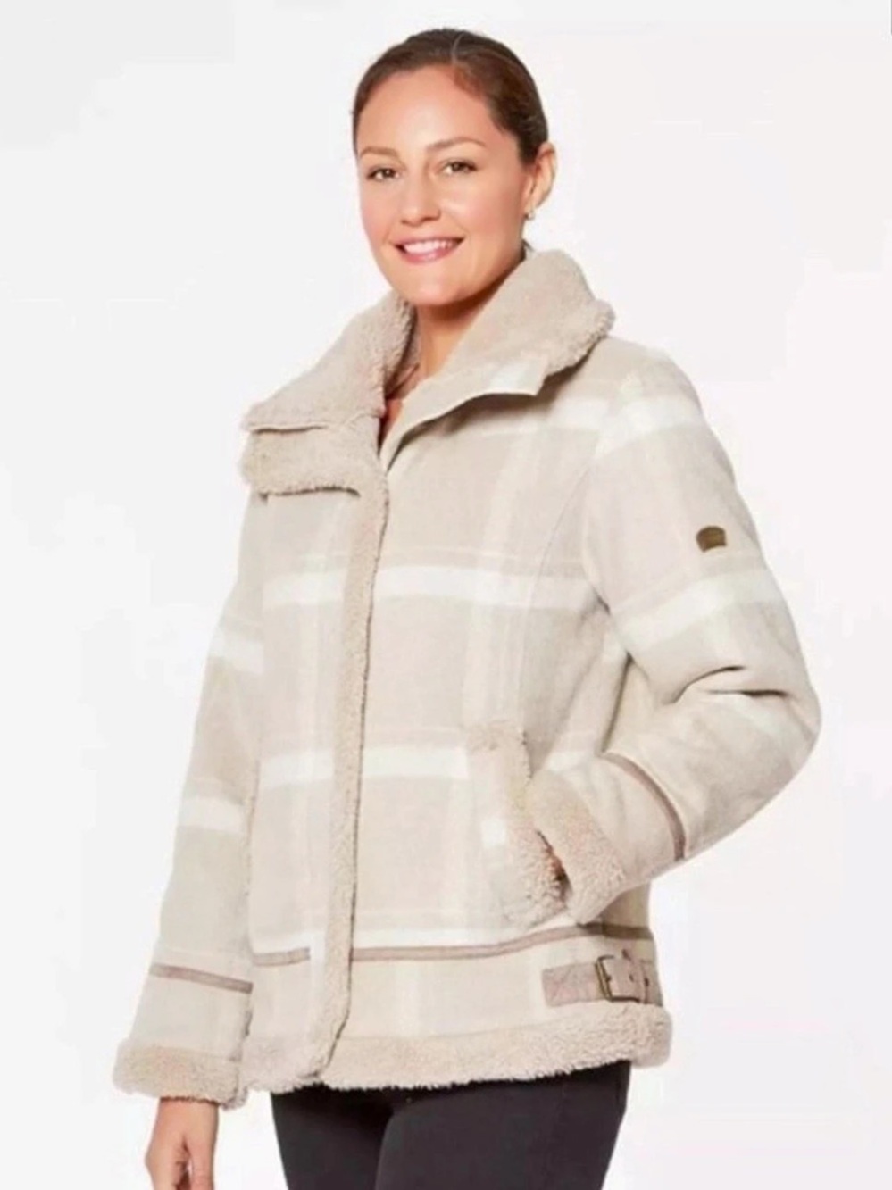 koolaburra by ugg lined Sherpa jacket womens size large